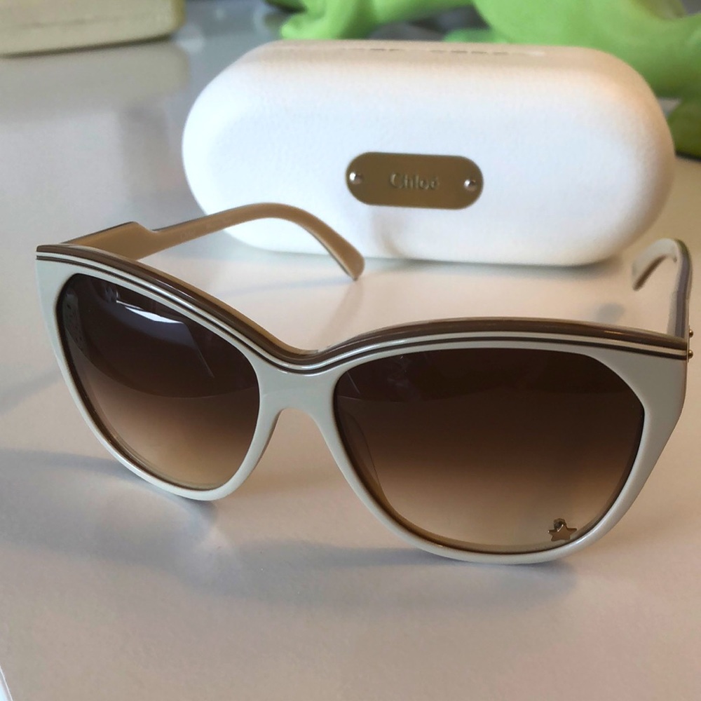 *Never worn* CHLOE Sunglasses with Star Detail.